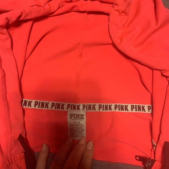 PINK Victoria Secret Zip up hood jacket. - Picture 2 of 5